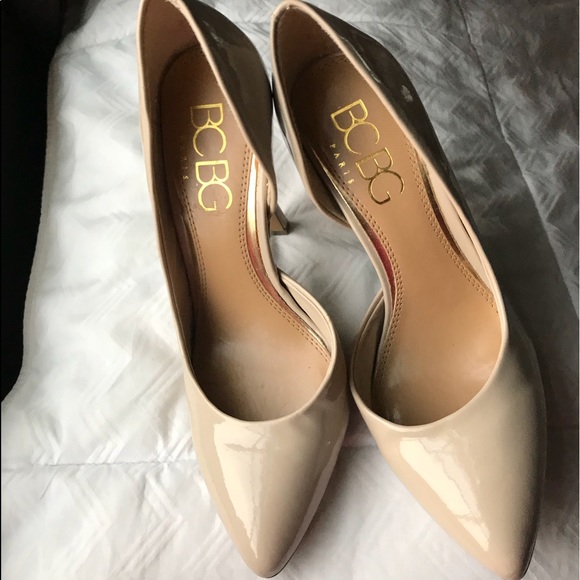BCBG Paris Shoes - Nude Heels